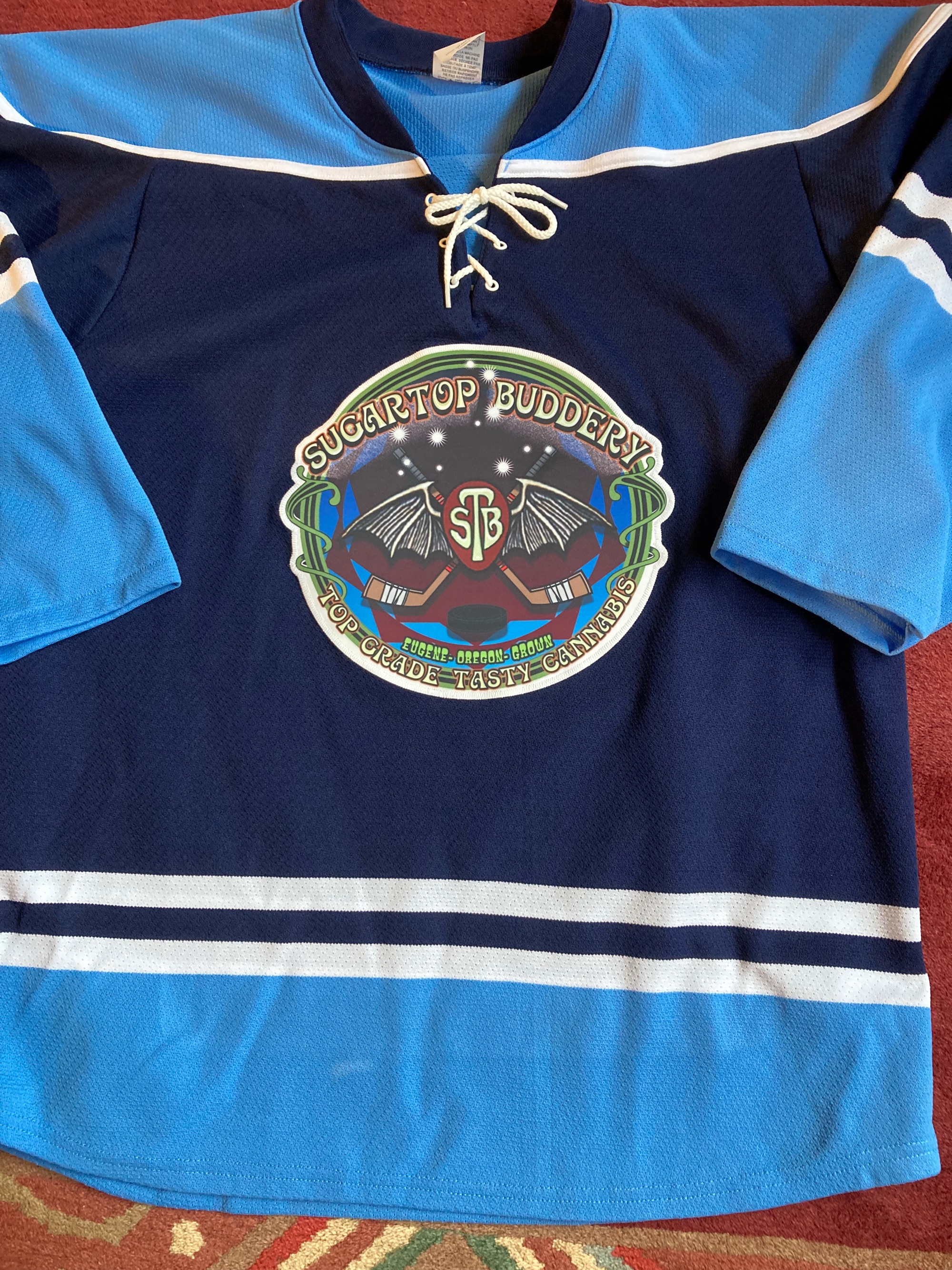 Dark jersey with Bat logo