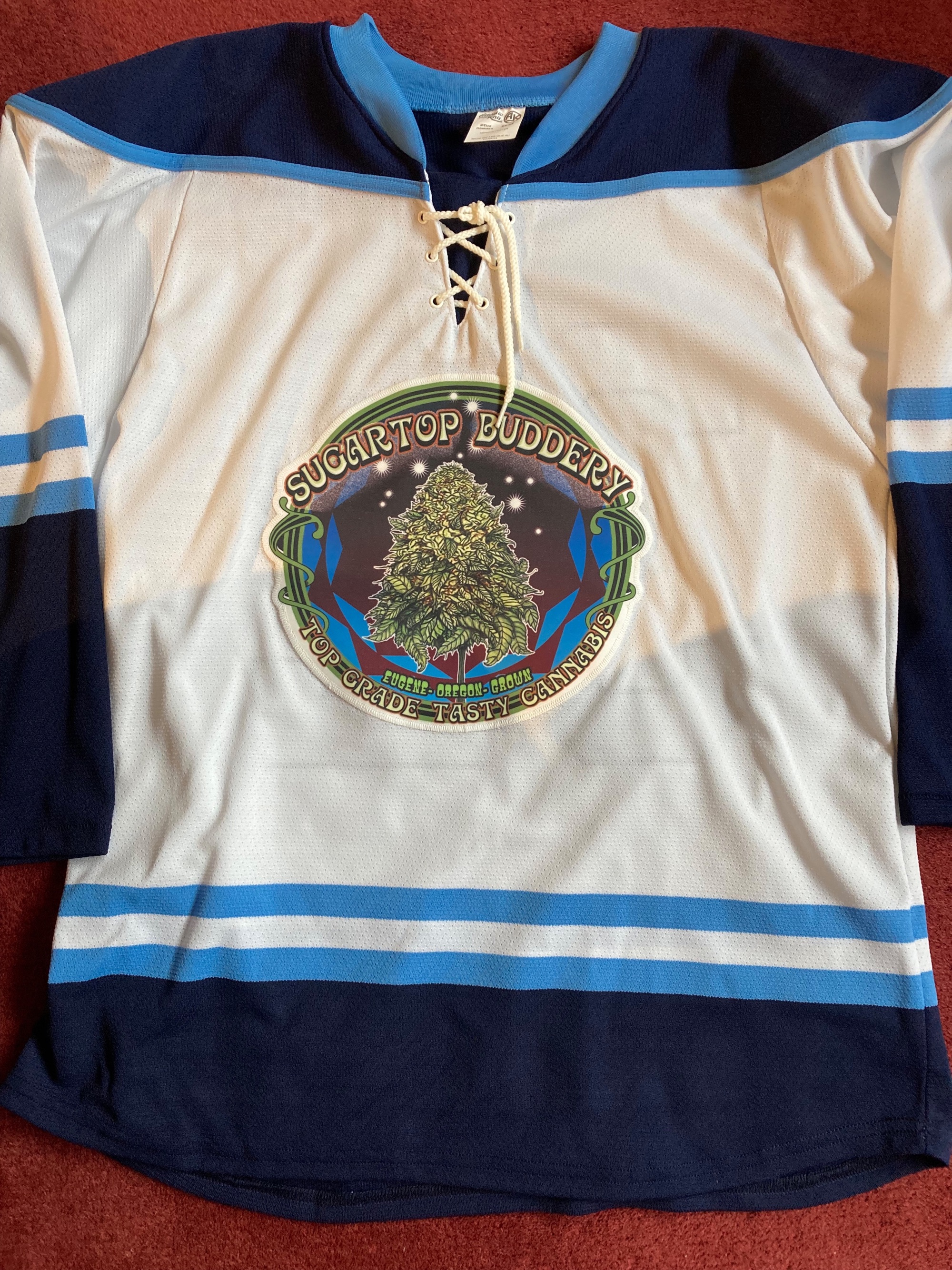 Light jersey with Bud logo